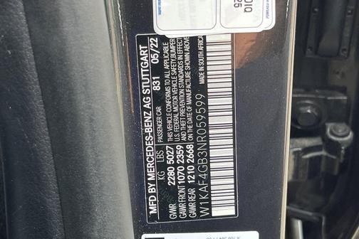 Graphite Grey Metallic 2022 Mercedes-Benz C-Class Sedan