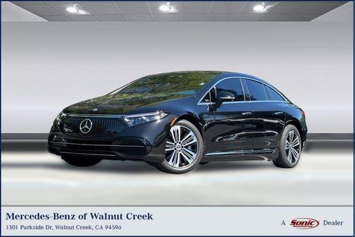 Obsidian Black Metallic 2024 Mercedes-Benz EQS 450 4MATIC