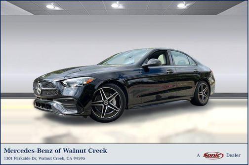 Black 2022 Mercedes-Benz C-Class Sedan