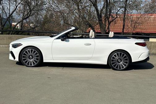 Polar White 2026 Mercedes-Benz CLE 300 4MATIC Cabriolet