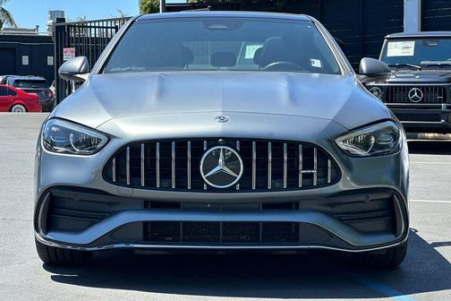 Power Red/Black Leather 2023 Mercedes-Benz AMG C 43 4MATIC