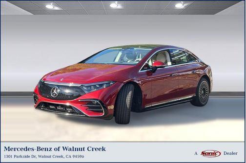 MANUFAKTUR Cardinal Red Metallic 2022 Mercedes-Benz EQS 450+ 4MATIC