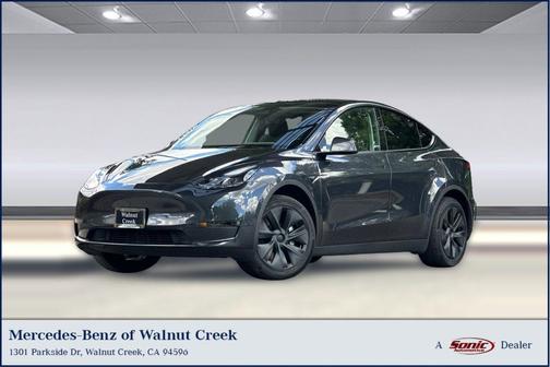 Stealth Grey 2025 Tesla Model Y Long Range Dual Motor Rear-Wheel Drive