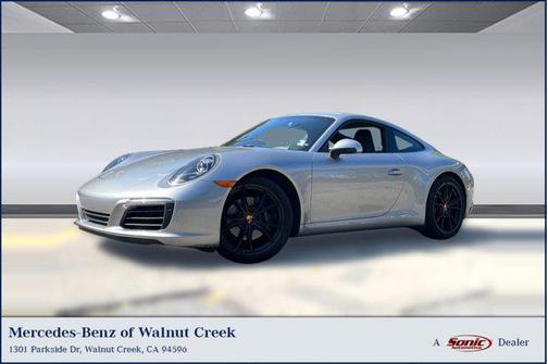 GT Silver Metallic 2018 Porsche 911 Carrera