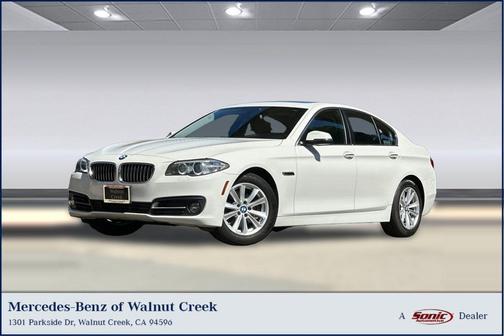 White 2015 BMW 528 528i