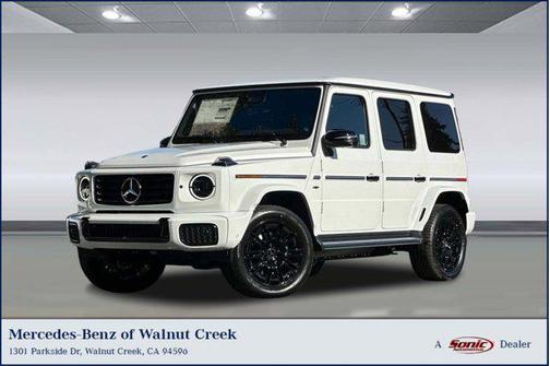 MANUFAKTUR Moonlight White Metallic 2025 Mercedes-Benz G-Class G 580e
