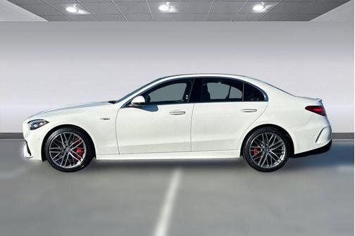 Polar White 2026 Mercedes-Benz AMG C 43 4MATIC