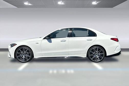 Polar White 2026 Mercedes-Benz AMG C 43 4MATIC
