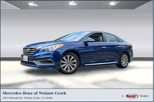 Lakeside Blue 2017 Hyundai SONATA Sport