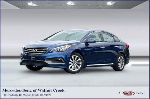 Lakeside Blue 2017 Hyundai SONATA Sport