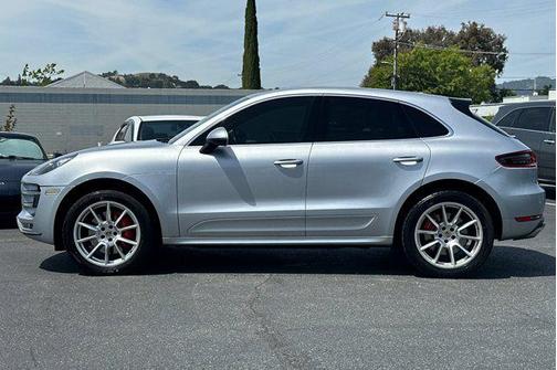 Rhodium Silver Metallic 2015 Porsche Macan Macan Turbo