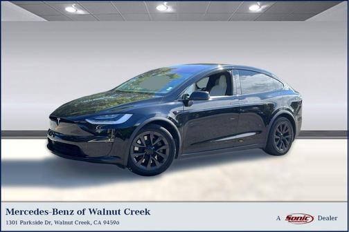 Solid Black 2023 Tesla Model X Plaid Tri Motor All-Wheel Drive