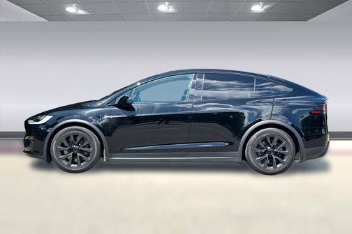 Solid Black 2023 Tesla Model X Plaid Tri Motor All-Wheel Drive