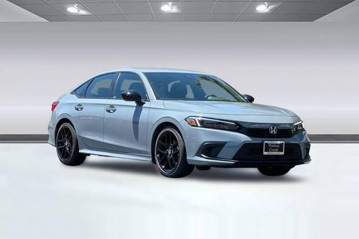 Aegean Blue Metallic 2023 Honda Civic Sport