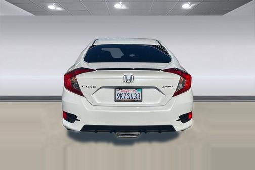 Platinum White Pearl 2021 Honda Civic Sport