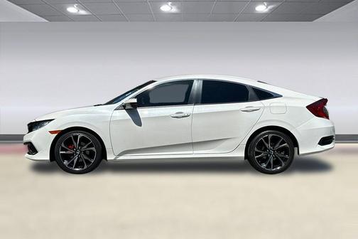 Platinum White Pearl 2021 Honda Civic Sport