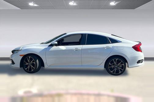 Platinum White Pearl 2021 Honda Civic Sport