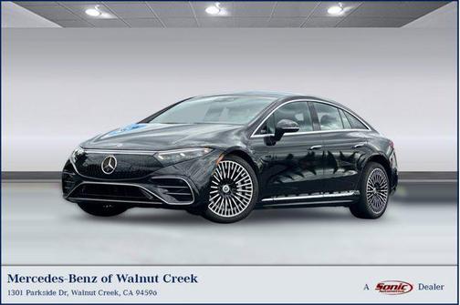 Obsidian Black Metallic 2023 Mercedes-Benz EQS 450 4MATIC