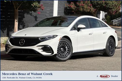 Polar White 2024 Mercedes-Benz EQS 450 4MATIC