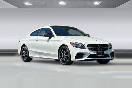 Polar White 2023 Mercedes-Benz C-Class Coupe
