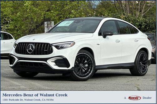 Polar White 2026 Mercedes-Benz AMG GLC 43 4MATIC Coupe