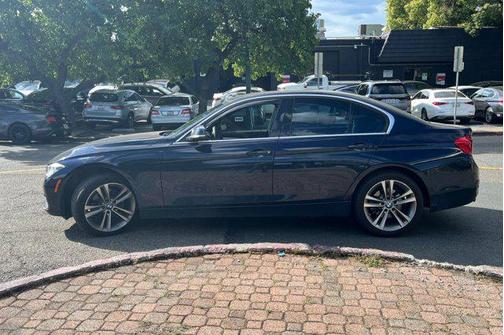 Blue 2017 BMW 330 330i