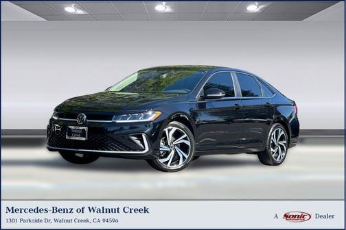 Deep Black Pearl 2025 Volkswagen Jetta 1.5T SEL