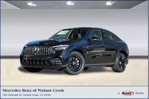 Obsidian Black Metallic 2026 Mercedes-Benz AMG GLC 43 4MATIC Coupe