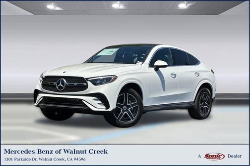 Polar White 2026 Mercedes-Benz GLC 300 4MATIC Coupe