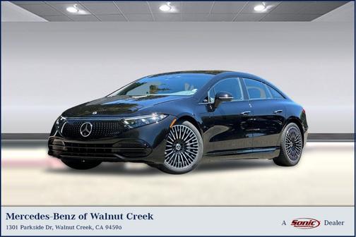 Obsidian Black Metallic 2024 Mercedes-Benz EQS 450 4MATIC