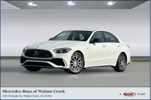 Polar White 2026 Mercedes-Benz AMG C 43 4MATIC