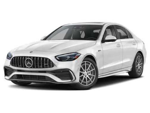Polar White 2026 Mercedes-Benz AMG C 43 4MATIC