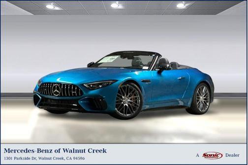 Hyper Blue Metallic 2025 Mercedes-Benz AMG SL 63 Base