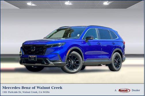 Blue 2024 Honda CR-V Hybrid Sport AWD