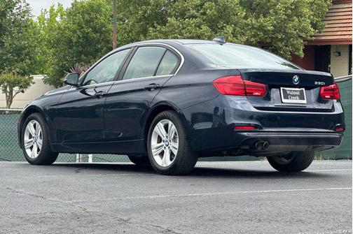 Blue 2017 BMW 330 330i