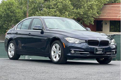 Blue 2017 BMW 330 330i