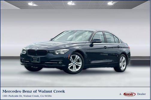 Blue 2017 BMW 330 330i