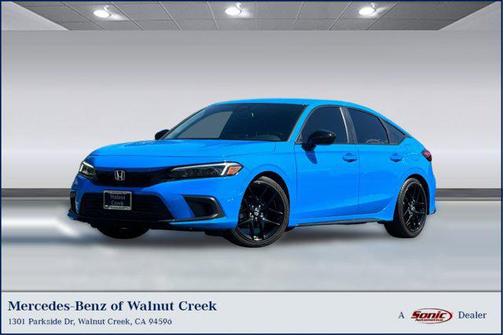 Boost Blue Pearl 2024 Honda Civic Sport