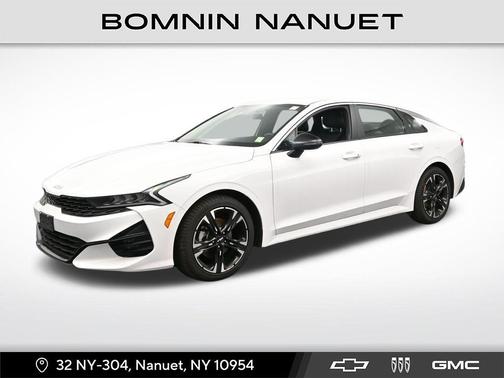 Glacial White Pearl 2022 Kia K5 GT-Line