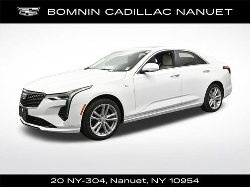 Summit White 2023 Cadillac CT4 Luxury