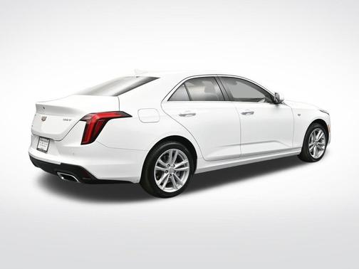 Summit White 2023 Cadillac CT4 Luxury