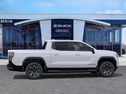 Summit White 2026 GMC Sierra EV Standard Range Elevation