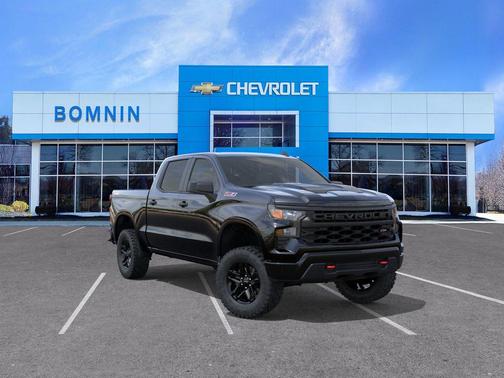 Black 2026 Chevrolet Silverado 1500 Custom Trail Boss