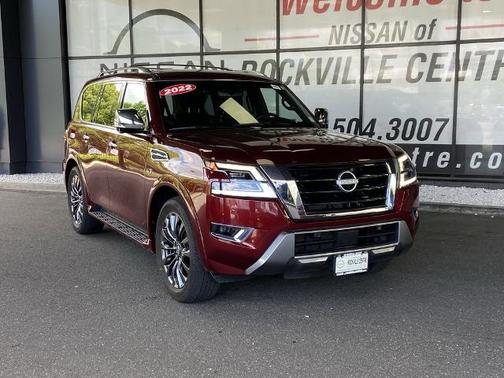 Coulis Red 2022 Nissan Armada Platinum