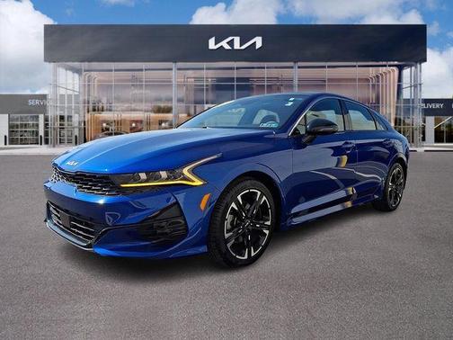 Sapphire Blue 2022 Kia K5 GT-Line