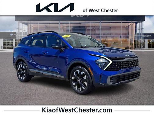 Sapphire Blue 2023 Kia Sportage X-Line