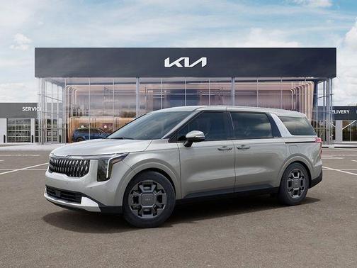 Ivory Silver 2026 Kia Carnival Hybrid EX