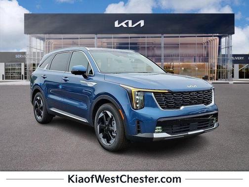 Mineral Blue 2025 Kia Sorento Hybrid SX Prestige