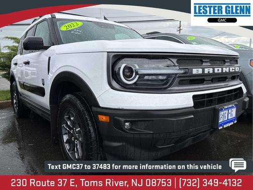 Oxford White 2022 Ford Bronco Sport Big Bend
