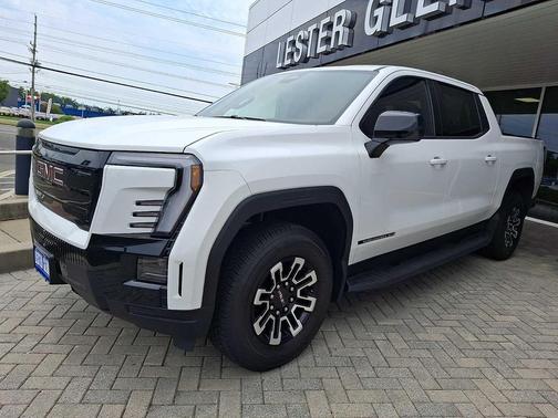 Summit White 2026 GMC Sierra EV Standard Range Elevation